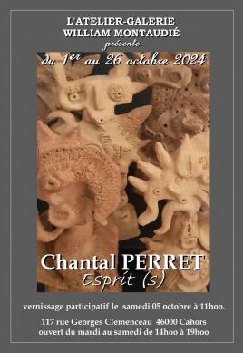 Affiche expo Chantal Perret