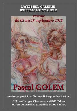 Affiche expo Pascal Golem